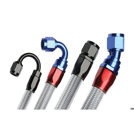 Redhorse HOSE For Use With FuelOilAntifreeze 10 AN 6 Foot Rated At 1000 PSI 200-10-6